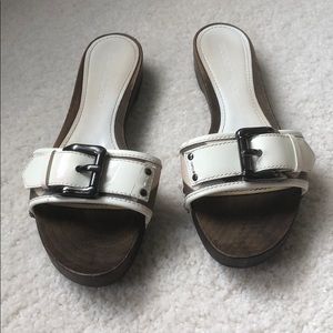 Burberry wooden slides size 37